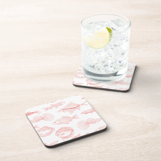 Fische Getränkeuntersetzer (Rechte Seite)