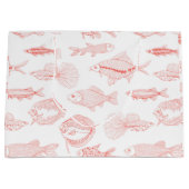 Fische Große Geschenktüte (Vorderseite)