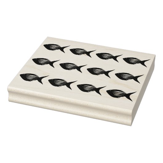 Fische Gummistempel (Stempel)