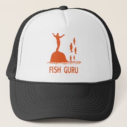 Fische Guru Truckerkappe (Vorderseite)
