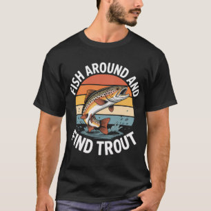 Fische herum und finde Forellen T-Shirt