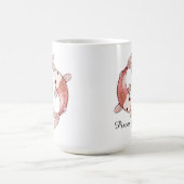 Fische Himmelssternzeichen-Tasse - Kunst der Zwill Kaffeetasse (Mittel)