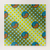 Fische & Holz-Affe Puzzle (Horizontal)