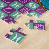 Fische & Holz Hahn Puzzle (Seite)