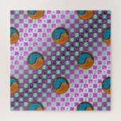 Fische & Holz Hahn Puzzle (Horizontal)