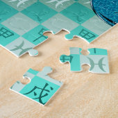 Fische & Holz Hund Puzzle (Seite)