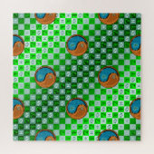 Fische & Holz Ziege Puzzle (Horizontal)