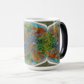 Fische im Abstrakten Meer Verwandlungstasse (VorderseiteRechts)