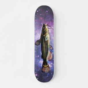 Fische im Deep Space Skateboard