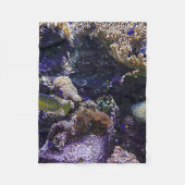 Fische im Korallenriff Fleecedecke (Vorderseite)