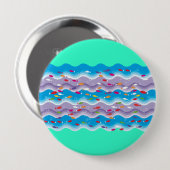 Fische im Meer Button (Vorne & Hinten)
