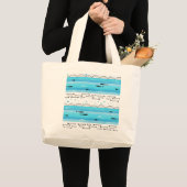 Fische im Meer Jumbo Stoffbeutel (Vorderseite (Produkt))