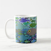 Fische im Meer Kaffeetasse (Links)