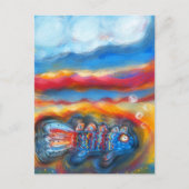 Fische im Meer Postkarte (Vorderseite)