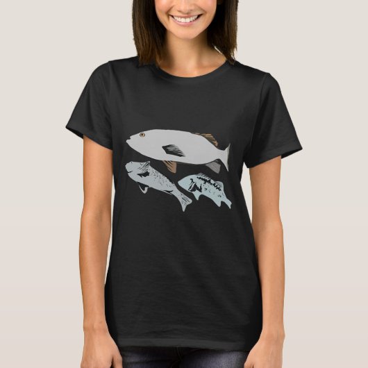 Fische im Meer T-Shirt (Vorderseite)