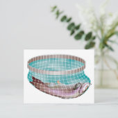 Fische im Netz Postkarte (Stehend Vorderseite)