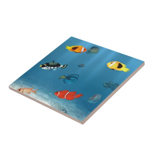 Fische im Ozean Fliese (Seite)