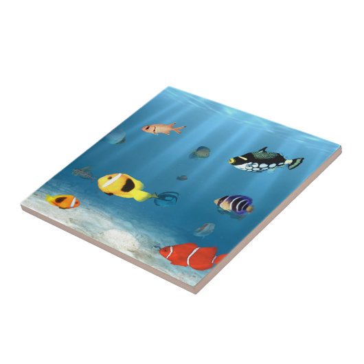 Fische im Ozean Fliese (Seite)