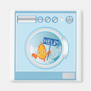 Fische im Waschmaschinemagneten Magnet