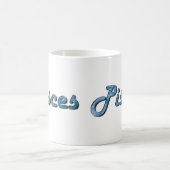 Fische in Aquamarine Kaffeetasse (Mittel)