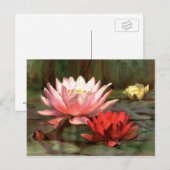 Fische in den Lily Pads - Postkarte (Vorne/Hinten)