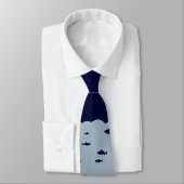 Fische in der Hochseefischerei-Krawatte Krawatte (Gebunden)