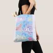 Fische in der Meereskunst Tasche (Von Nahem)