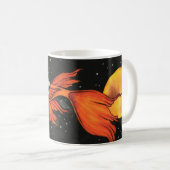 Fische in der Raum-Tasse Kaffeetasse (VorderseiteRechts)