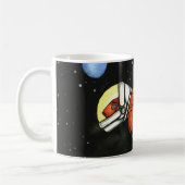 Fische in der Raum-Tasse Kaffeetasse (Links)