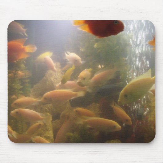 Fische in einem Aquarium Mousepad (Vorne)