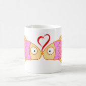 FISCHE IN LIEBE KAFFEETASSE (Mittel)