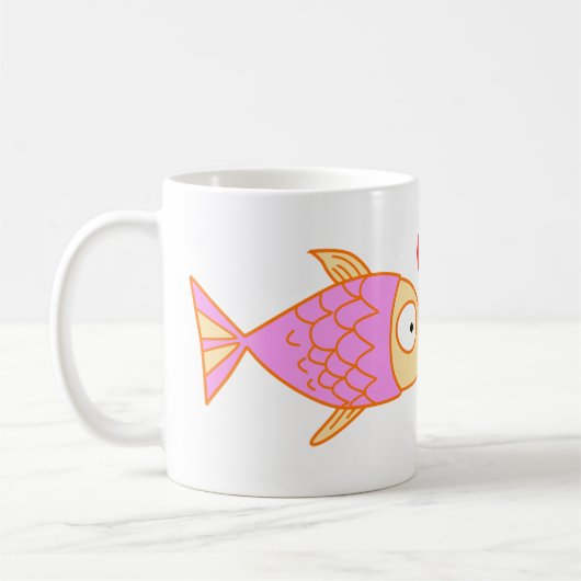 FISCHE IN LIEBE KAFFEETASSE (Links)