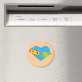 Fische in Liebe Magnet (In Situ (Geschirrspüler))