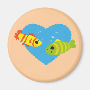Fische in Liebe Magnet