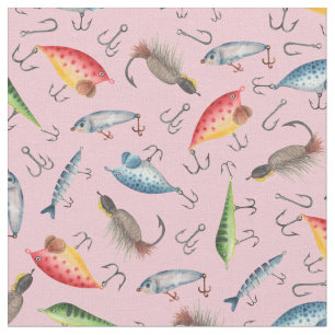 Fische in Rosa Stoff