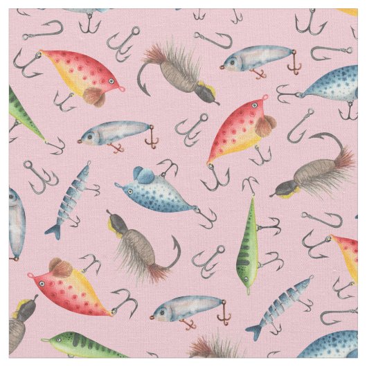 Fische in Rosa Stoff (Nahaufnahme)