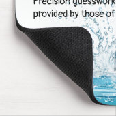 Fische in Wasser mit Zitat Mousepad (Ecke)