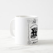 Fische Intuition Himmelsdesign Kaffeetasse (Vorderseite Links)