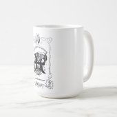 Fische Intuition Himmelsdesign Kaffeetasse (VorderseiteRechts)