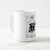 Fische Intuition Himmelsdesign Kaffeetasse (Vorderseite Links)