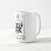 Fische Intuition Himmelsdesign Kaffeetasse (VorderseiteRechts)