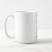 Fische Intuition Himmelsdesign Kaffeetasse (Links)