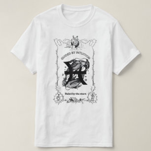 Fische Intuition Himmelsdesign T-Shirt