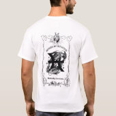 Fische Intuition Himmelsdesign T-Shirt (Rückseite)