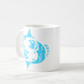 Fische Kaffeetasse (Vorderseite Links)