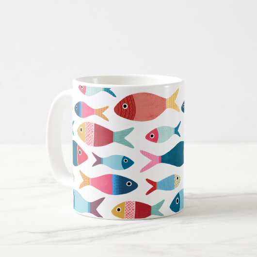 Fische Kaffeetasse (Vorderseite Links)