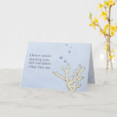 Fische Karte (Gelbe Blume)