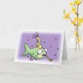 Fische Karte (Gelbe Blume)