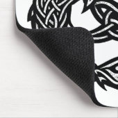 Fische Keltisches Zwillingsstrom-Sigil | BurnsInHe Mousepad (Ecke)