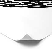Fische Keltisches Zwillingsstrom-Sigil | BurnsInHe Poster (Ecke)